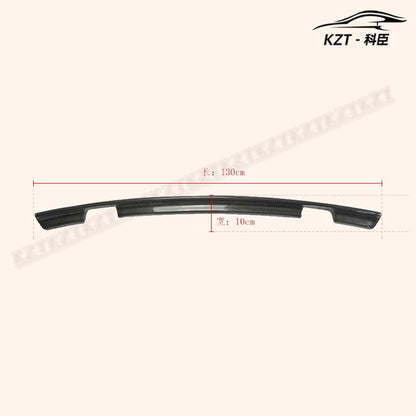 For Nissan R34 Gtr Ni Style Rear Lip Spoiler Frp (Can Fit With The Gtr High Level Spoiler) Carbon Fiber Car Body Parts Kits Kazento Carbon Parts 车身侧板 R34-RS-NI-YA-CF