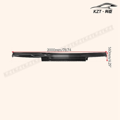 For Nissan R35 Gtr 08-17 Ts17 Style Side Skirt Rocker Panels Side Part Carbon Fiber Body Kit Replacement