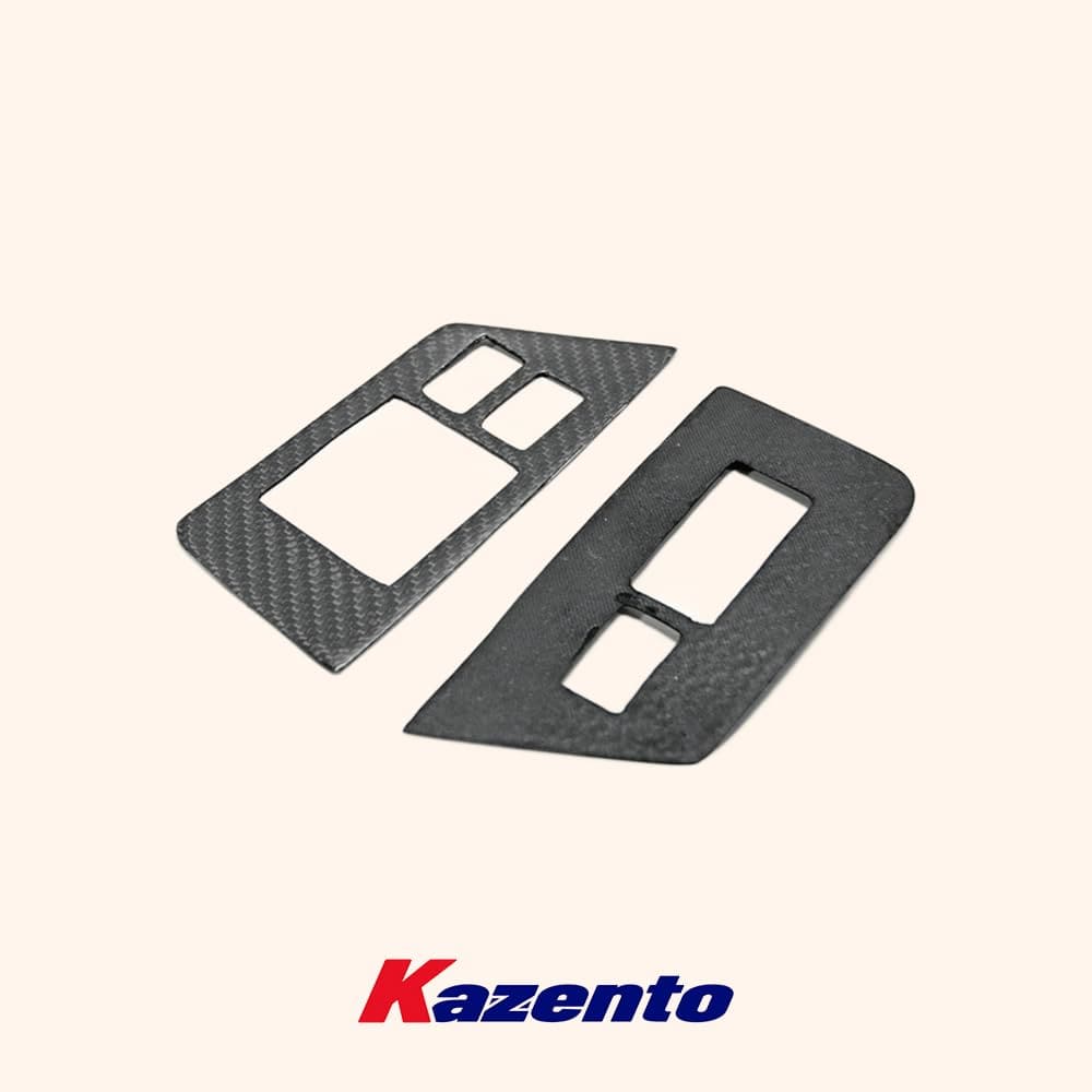 For Nissan R35 GTR 2009-2014 (LHD) Carbon Fiber Interior Door Trim Set (10 pcs) Kazento Carbon Parts 车身侧板 R35-INTER-10P-L-CF