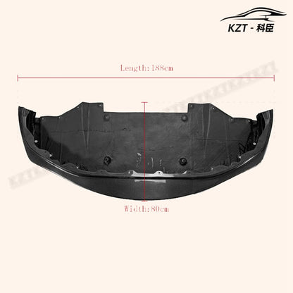 For Nissan R35 Gtr (Early) Am Style Front Bumper Lip With Undertray Chin Splitter Spoiler Carbon Fiber Body Kits Kazento Carbon Parts 车身侧板 R35-FL-AMUSE-EA-CF