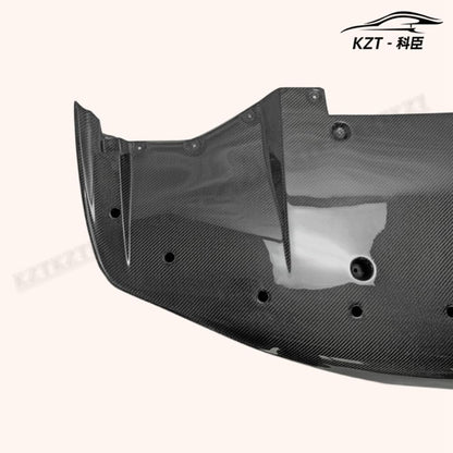 For Nissan R35 Gtr (Early) Am Style Front Bumper Lip With Undertray Chin Splitter Spoiler Carbon Fiber Body Kits Kazento Carbon Parts 车身侧板 R35-FL-AMUSE-EA-CF
