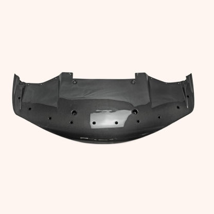 For Nissan R35 Gtr (Early) Am Style Front Bumper Lip With Undertray Chin Splitter Spoiler Carbon Fiber Body Kits Kazento Carbon Parts 车身侧板 R35-FL-AMUSE-EA-CF