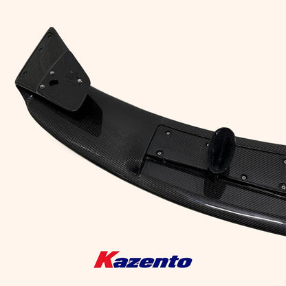 For Nissan R35 Gtr Oem Rear Trunk Spoiler Wing Carbon Fiber Car Body Parts Kits Kazento Carbon Parts 车身侧板 R35-RS-OE-CF