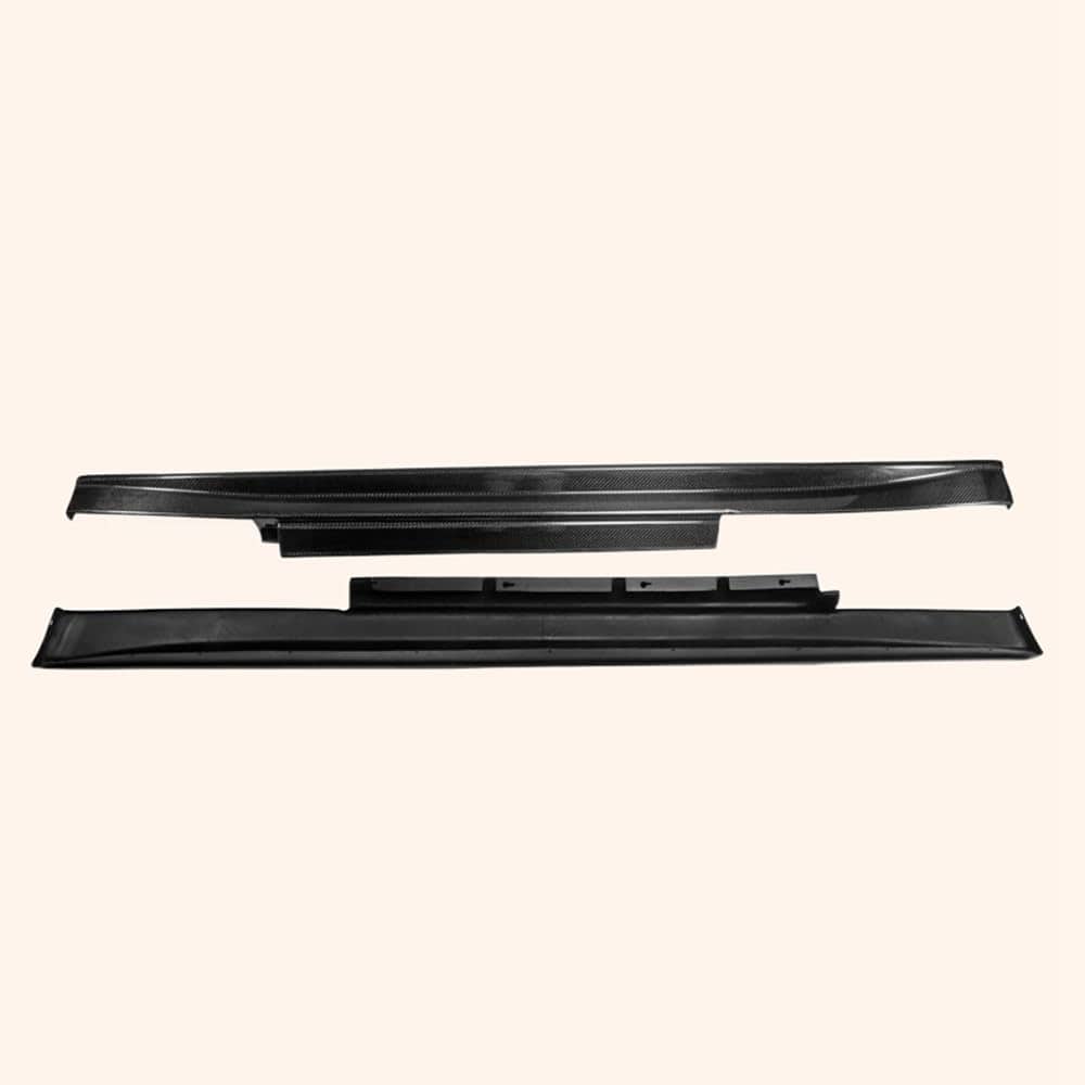 For Nissan R35 Gtr Zl Style side Skirt Rocker Panels Side Part Carbon Fiber Body Kit Replacement