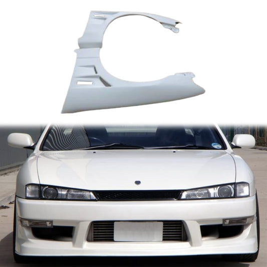 For Nissan Silvia S14 200SX V Style Front Vented Fender 1993-1998