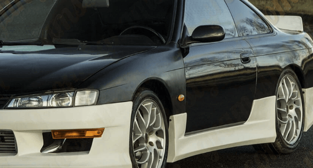 For Nissan Silvia S14 200SX VTX Style Side Skirts Body Kits 1993-1998