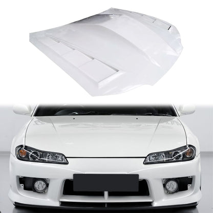 For Nissan Silvia S15 Track Style Front Vented Hood 1999-2002