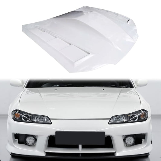 For Nissan Silvia S15 Track Style Front Vented Hood 1999-2002