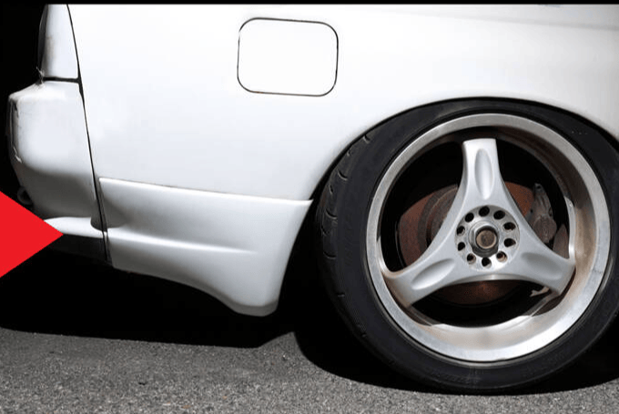 For Nissan Skyline R32 GTR Only 326POW Style Rear Spat 1989-1994