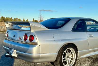For Nissan Skyline R33 GTR NL Style Rear Spoiler Caps 1995-1998