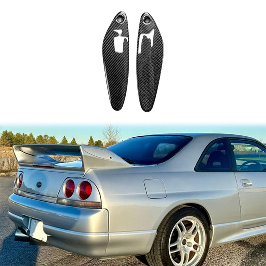 For Nissan Skyline R33 GTR NL Style Rear Spoiler Caps 1995-1998