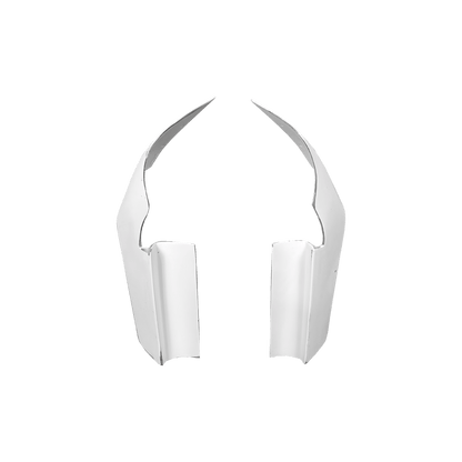 For Nissan Skyline R34 GTR AS Type Fiberglass Unpaint Front Bumper Canard (4pcs)