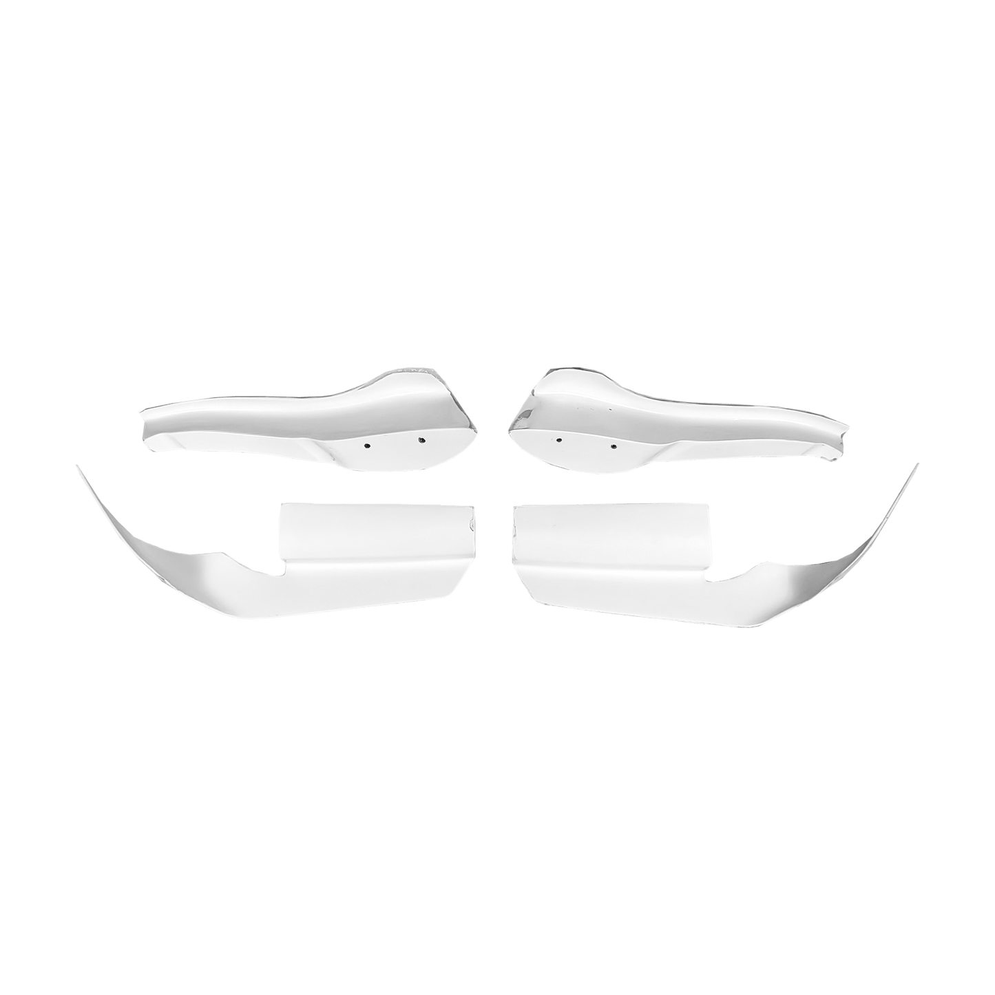 For Nissan Skyline R34 GTR AS Type Fiberglass Unpaint Front Bumper Canard (4pcs)