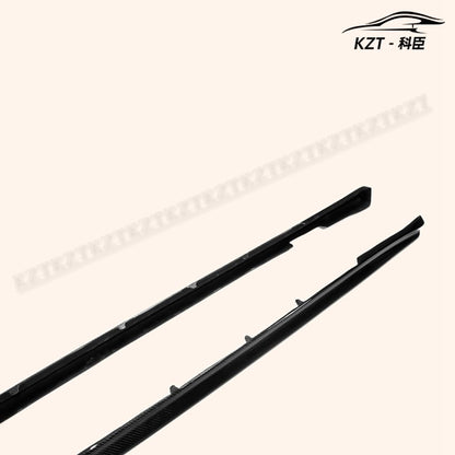 For Nissan Skyline R34 Gtr Nis Side Skirt Extension(189Cm) Rocker Panels Side Part Carbon Fiber Body Kit Replacement Kazento Carbon Parts 车身侧板 R34-SS-NIS-CF