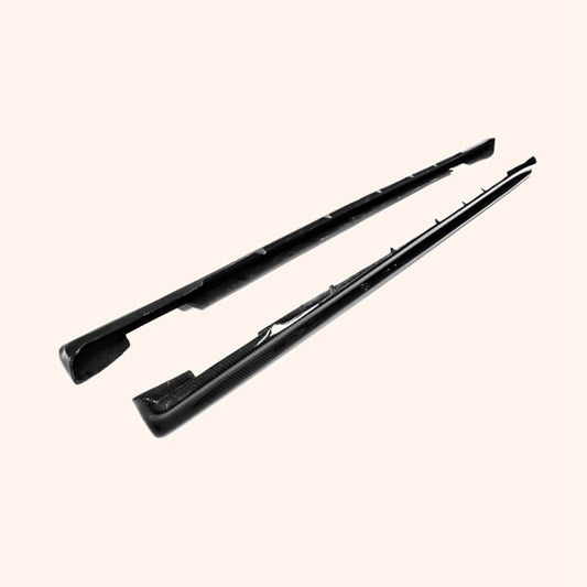 For Nissan Skyline R34 Gtr Nis Side Skirt Extension(189Cm) Rocker Panels Side Part Carbon Fiber Body Kit Replacement Kazento Carbon Parts 车身侧板 R34-SS-NIS-CF