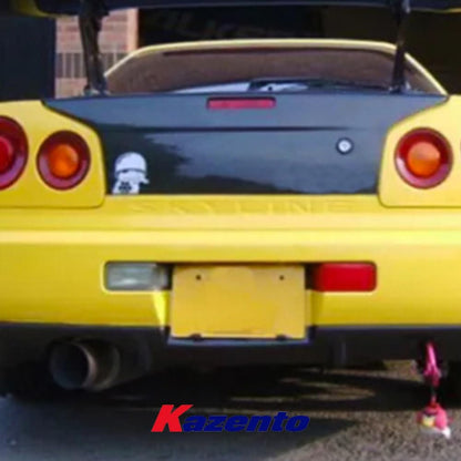 For Nissan Skyline R34 Gtr Oem Rear Bumper Diffuser Add On Carbon Fiber