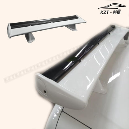 For Nissan Skyline R34 GTR OEM Rear Trunk Spoiler Wing With Blade + Caps + Stand Partial Carbon Fiber(blade+caps) Car Body Parts Kits Kazento Carbon Parts 车身侧板 R34-RS-OE-PCF