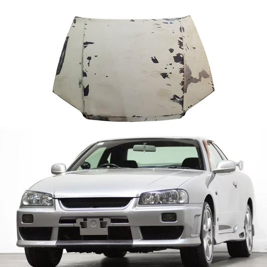 For Nissan Skyline R34 GTT 2D Only OE Style Front Vented Cooling Hood