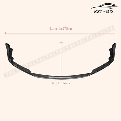 For Nissan Skyline R34Gtr Nis Front Bumper Lip Chin Splitter Spoiler Carbon Fiber Body Kits Kazento Carbon Parts 车身侧板 R34-FL-NIS-GTR-CF