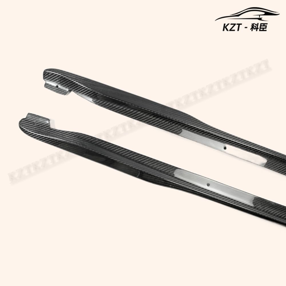 For Nissan Z33 350Z Side Skirt Step Extension Rocker Panels Side Part Carbon Fiber Body Kit Replacement Kazento Carbon Parts 车身侧板 350Z-SSX-STEP-CF