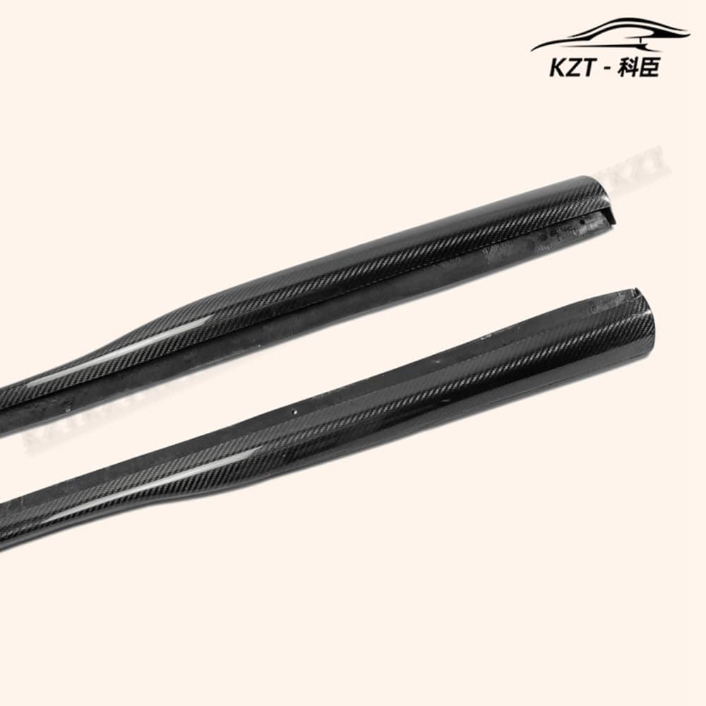 For Nissan Z33 350Z Side Skirt Step Extension Rocker Panels Side Part Carbon Fiber Body Kit Replacement Kazento Carbon Parts 车身侧板 350Z-SSX-STEP-CF