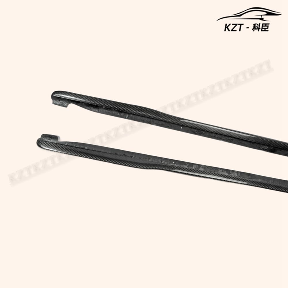 For Nissan Z33 350Z Side Skirt Step Extension Rocker Panels Side Part Carbon Fiber Body Kit Replacement Kazento Carbon Parts 车身侧板 350Z-SSX-STEP-CF
