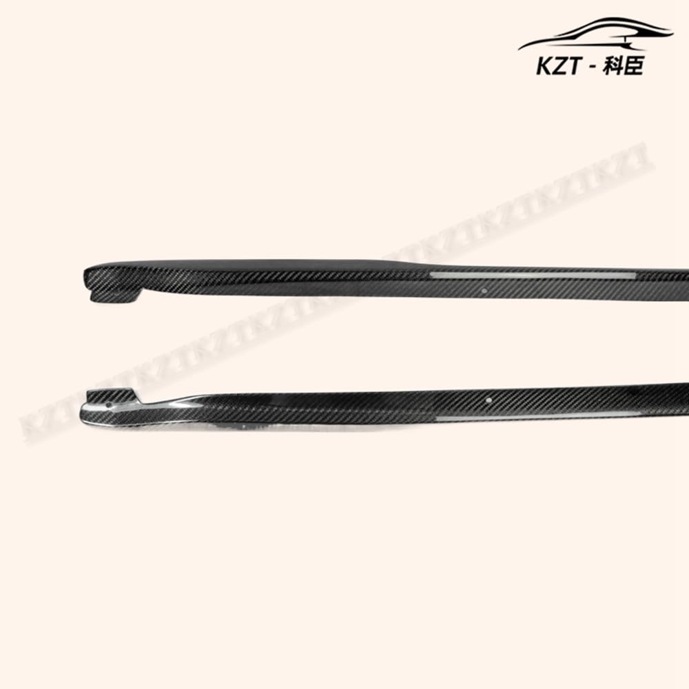 For Nissan Z33 350Z Side Skirt Step Extension Rocker Panels Side Part Carbon Fiber Body Kit Replacement Kazento Carbon Parts 车身侧板 350Z-SSX-STEP-CF