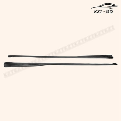 For Nissan Z33 350Z Side Skirt Step Extension Rocker Panels Side Part Fiber Glass Body Kit Replacement Kazento Carbon Parts 车身侧板 350Z-SSX-STEP-FRP
