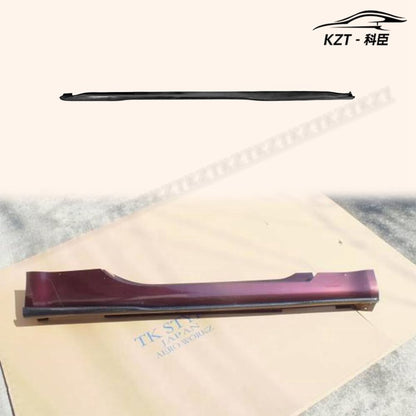 For Nissan Z33 350Z Side Skirt Step Extension Rocker Panels Side Part Fiber Glass Body Kit Replacement Kazento Carbon Parts 车身侧板 350Z-SSX-STEP-FRP