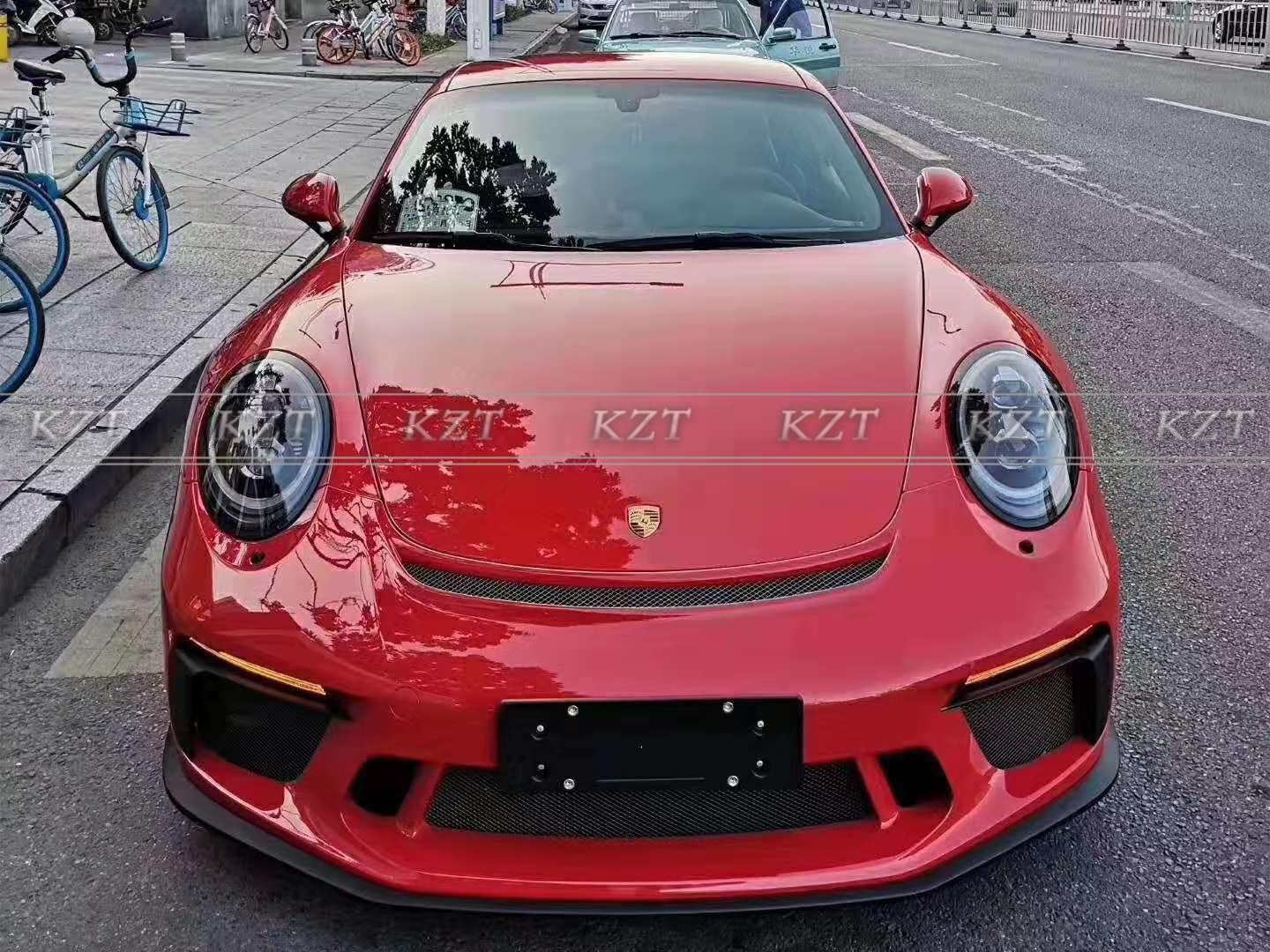 For Porsche 911.2(16- 18) Only Body Kits GT3 Style Fiber Glass (Item as shown in pic) Kazento Carbon Parts 车身侧板 912-BODY-GT3-FRP