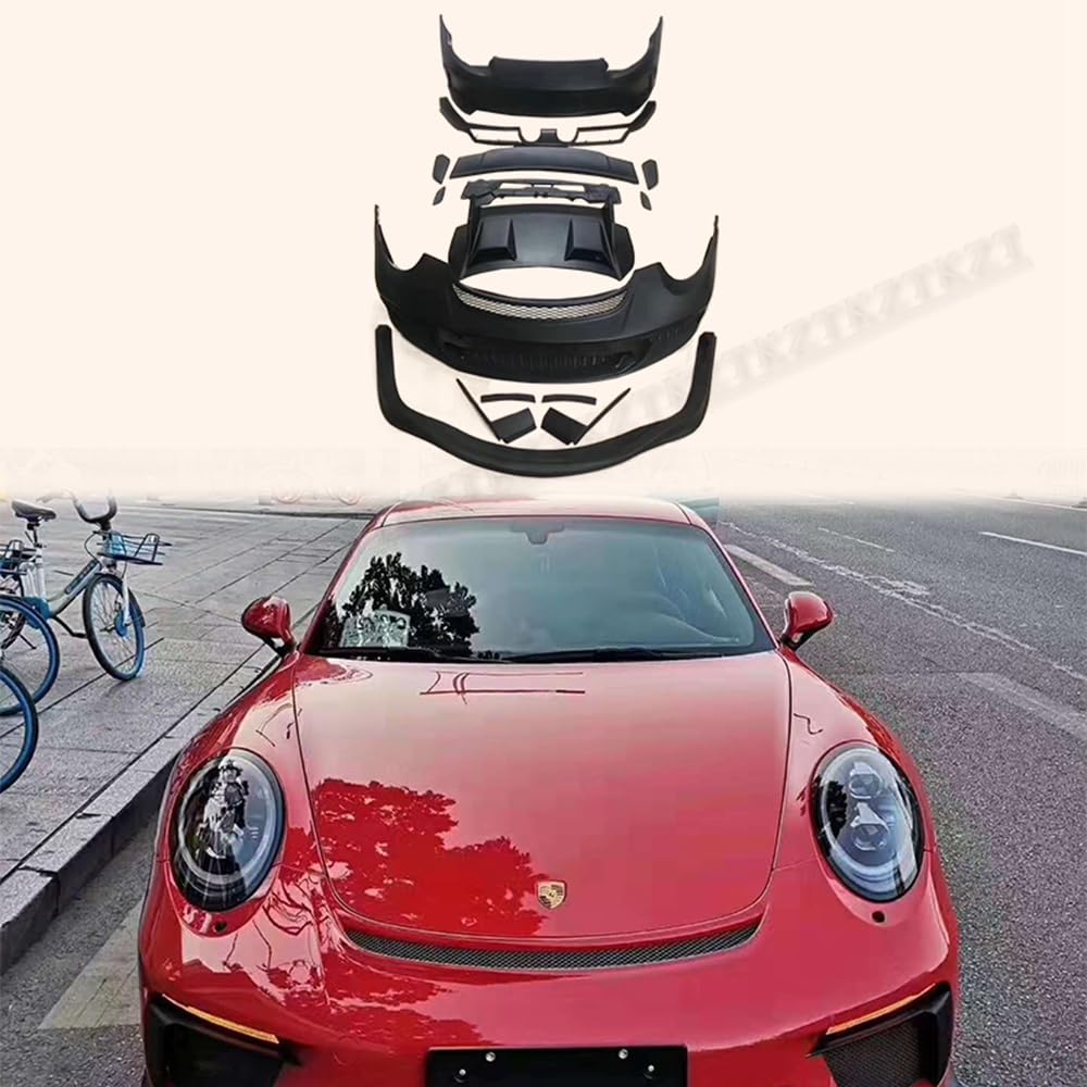 For Porsche 911.2(16- 18) Only Body Kits GT3 Style Fiber Glass (Item as shown in pic) Kazento Carbon Parts 车身侧板 912-BODY-GT3-FRP