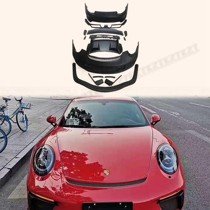 For Porsche 911.2(16- 18) Only Body Kits GT3 Style Fiber Glass (Item as shown in pic) Kazento Carbon Parts 车身侧板 912-BODY-GT3-FRP