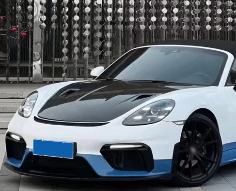 For Porsche 981 987 718 RS Style Front Vented Hood