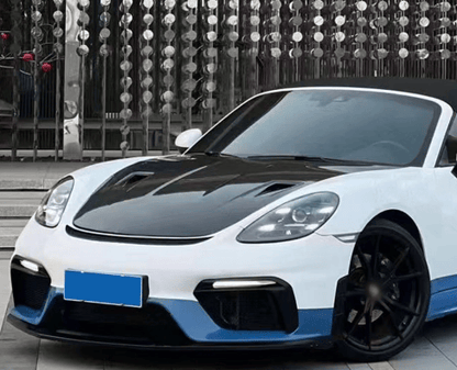 For Porsche 981 987 718 RS Style Front Vented Hood