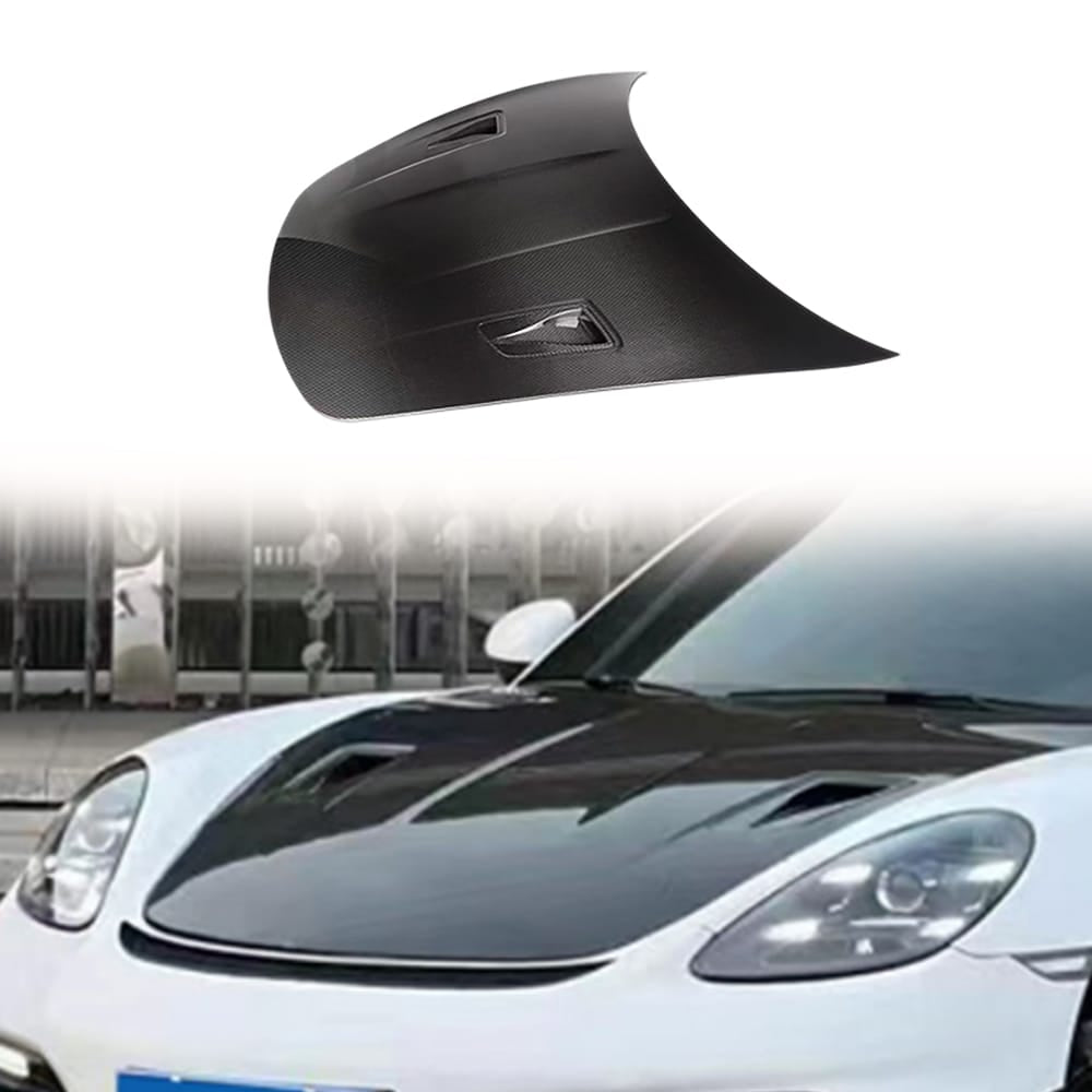 For Porsche 981 987 718 RS Style Front Vented Hood