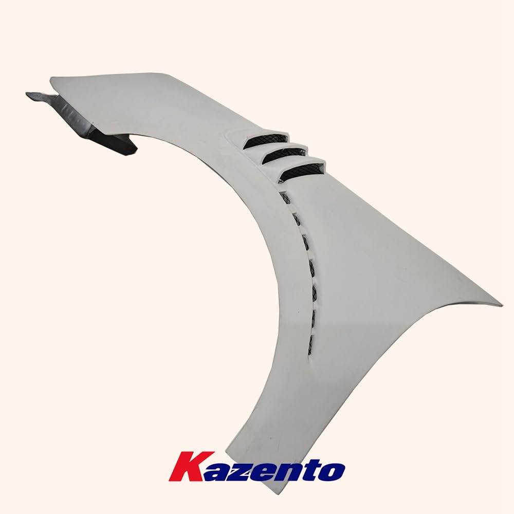 For Porsche 991 911.1 (Turbo Only) Front Vented Fender Pair Fiber Glass Unpaint Kazento Carbon Parts 车身侧板 991-FF-V1-FRP