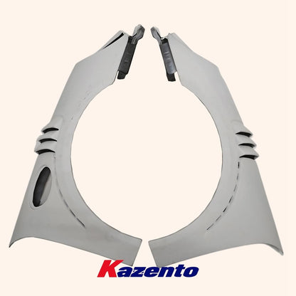 For Porsche 991 911.1 (Turbo Only) Front Vented Fender Pair Fiber Glass Unpaint Kazento Carbon Parts 车身侧板 991-FF-V1-FRP