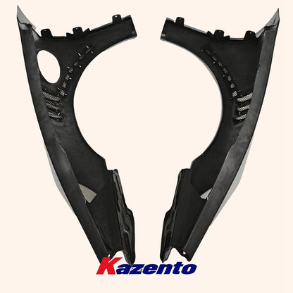 For Porsche 991 911.1 (Turbo Only) Front Vented Fender Pair Fiber Glass Unpaint