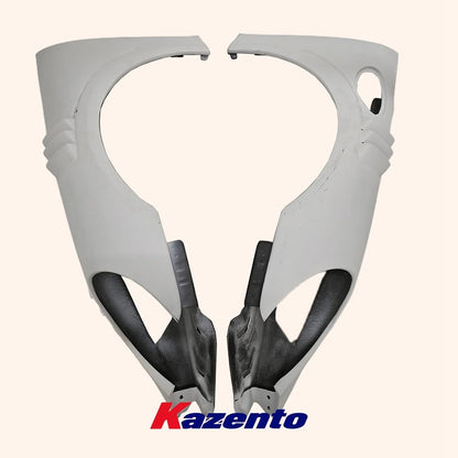 For Porsche 991 911.1 (Turbo Only) Front Vented Fender Pair Fiber Glass Unpaint