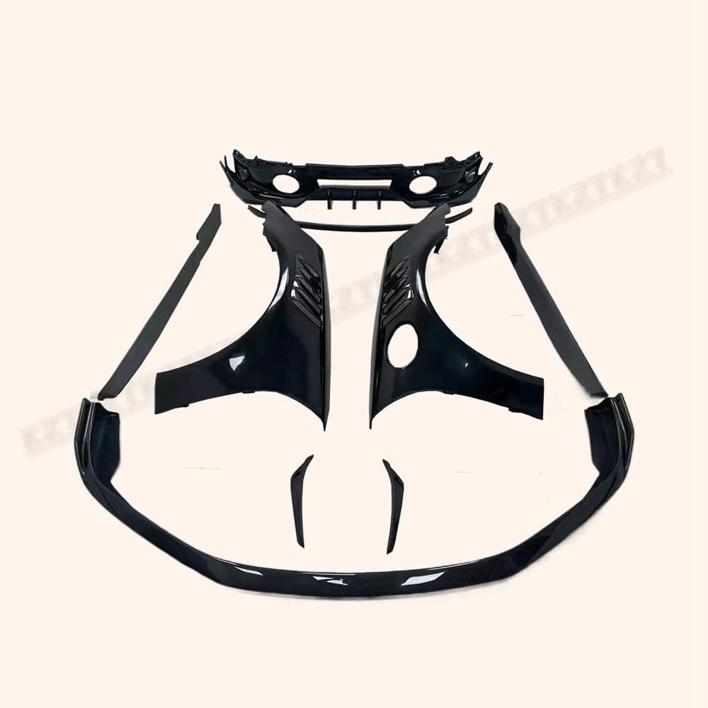 For Porsche 992 Carrera OC Aero Kits Carbon Lip+diffuser+fender+side skirts