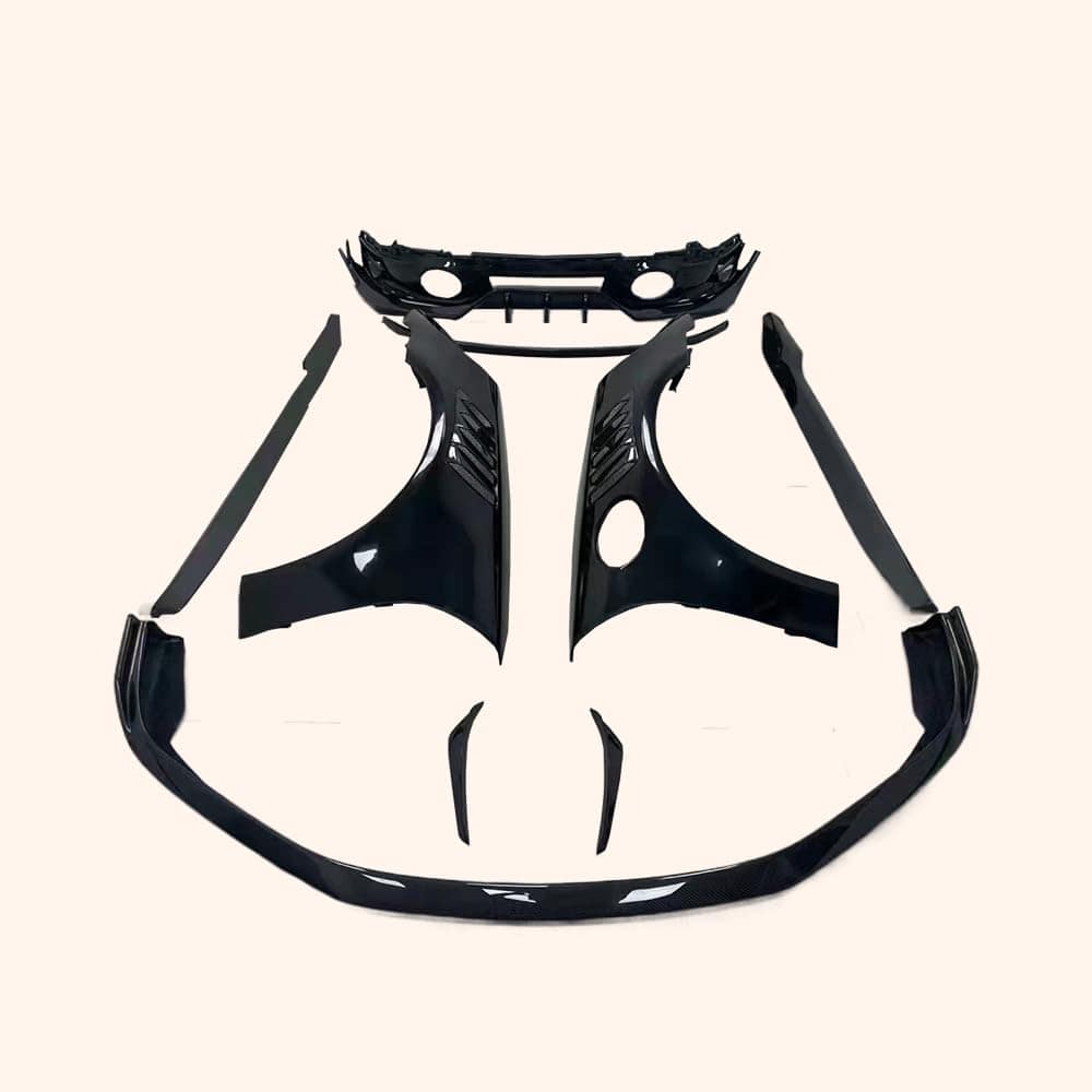 For Porsche 992 Carrera OC Aero Kits Carbon Lip+diffuser+fender+side skirts