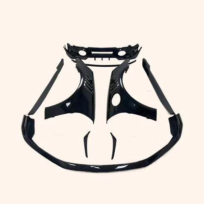 For Porsche 992 Carrera OC Aero Kits Carbon Lip+diffuser+fender+side skirts