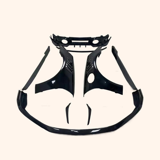 For Porsche 992 Carrera OC Aero Kits Carbon Lip+diffuser+fender+side skirts