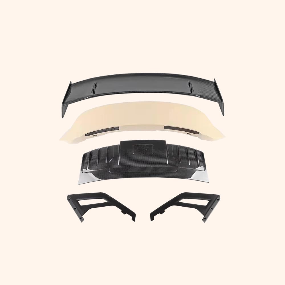 For Porsche 992 Carrera Rear Spoiler Wing GT3 Style Carbon Fiber