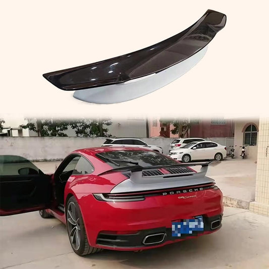 For Porsche 992 Carrera SDD Style Carbon Fiber Rear Spoiler Wing Kazento Carbon Parts 车身侧板 992-RS-SD-CF