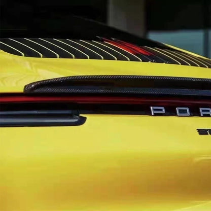 For Porsche 992 Duckbill Rear Spoiler Carbon Fiber