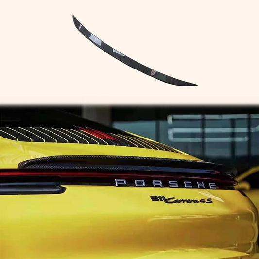 For Porsche 992 Duckbill Rear Spoiler Carbon Fiber