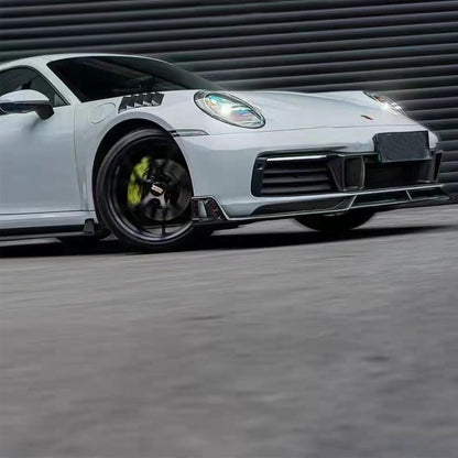 For Porsche 992 Vented Front Fender Carbon Fiber Pair Replacement