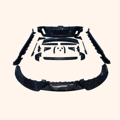 For Porsche Taycan Body Kits MSR Style Forged Carbon Fiber (items are shown in pic)