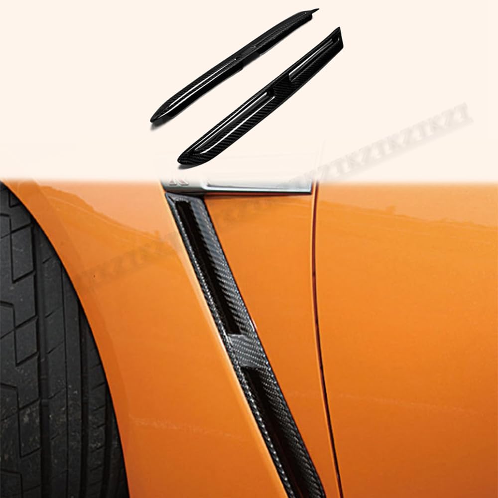 For R35 Gtr 08-17 Nis Style For Nissan Fender Vents Pair Carbon Fiber